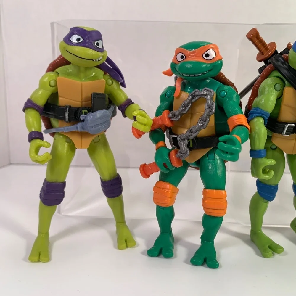 Vintage 1990's TMNT‎ Teenage Mutant Ninja Turtles TOY 5 RARE Figures Extra Don